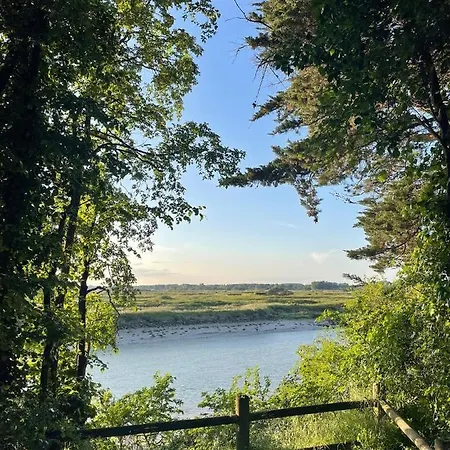 Maison Sur Une Riviere De Mer